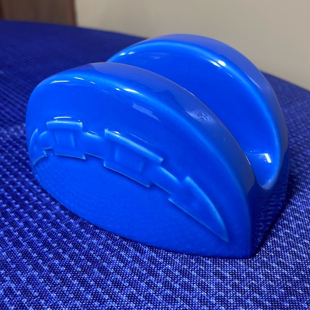 Longaberger Woven Traditions Cornflower Blue Taco Holder (5”)